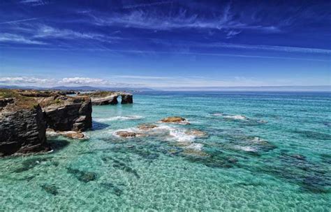 Spanyolországi nyaralásra, utazásra induljon innen! Playa de las Catedrales - a katedrálisok tengerpartja ...