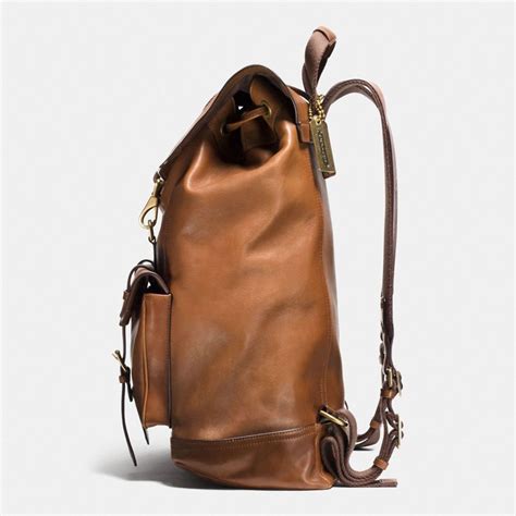 Coach Bleecker Backpack In Leather In Mahogany Modesens Leather