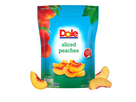 Dole® Frozen Sliced Peaches 32 Oz For Pie Cobbler And More Dole