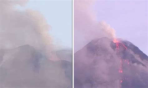 Mayon Volcano Eruption Update Mount Mayon Erupts In Shock New Footage