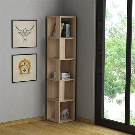 Corner Bookcases For Small Spaces Bookshelf Camp