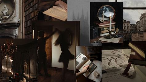 Dark Academia Aesthetic Photo Collage Img Hobo