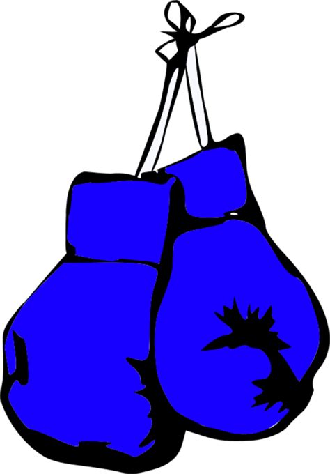 Blue Boxing Gloves Clipart Clipart Best