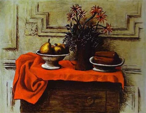 This artwork uses freeform shape to distort 'still life' was created in 1931 by pablo picasso in surrealism style. Pablo Picasso. Still-Life.