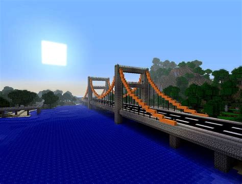 Minecraft Bridge Minecraft Minecraft City Minecraft Blueprints