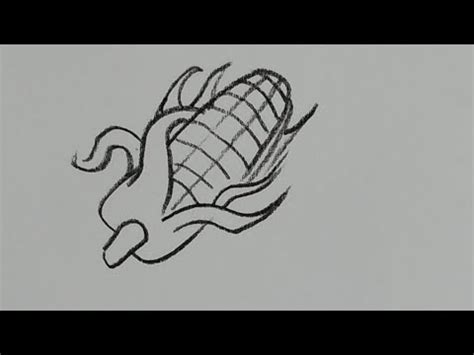 How to draw corn - YouTube