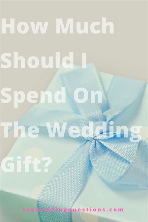 That probably means giving a bit more to a longtime best friend or close family member, and perhaps a bit less to a. Q: How Much Should I Spend On The Wedding Gift? (With ...