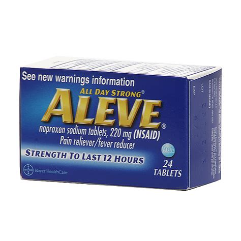 Aleve Cap 24ct Pain Relief Medicine Texas Wholesale