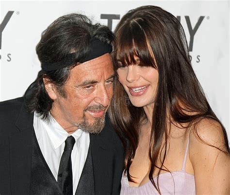 Al Pacino Y Lucila Sola Foto De Archivo Editorial Imagen De Cariñoso