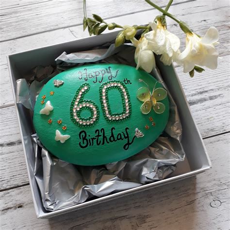 Maybe you would like to learn more about one of these? 60th birthday gift for her 60th keepsake pebble for women ...