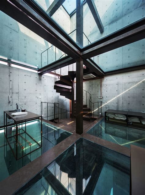 Rhbrbs Vertical Glass House By Atelier Fcjz Via Homedsgn
