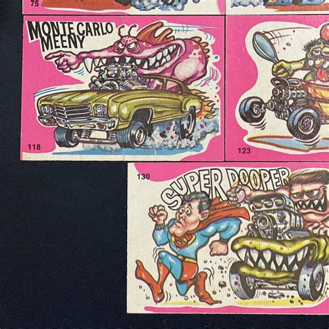 1973 Donrus Fantastic Odd Rods Pink Series 1 Lot 9 Rare Super Dooper