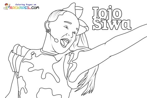 Jojo Siwa Coloring Pages For Kids