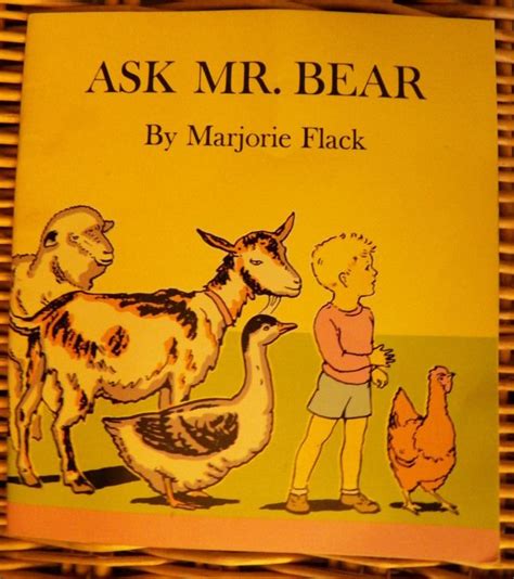 Ask Mr Bear Ask Mr Early Readers Bear