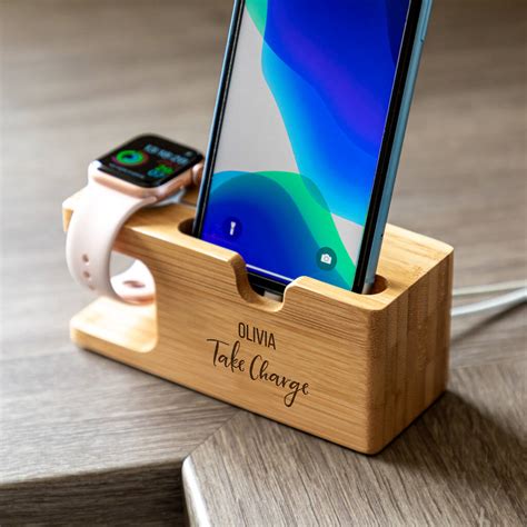 Personalised Take Charge Apple Charging Station By Mirrorin