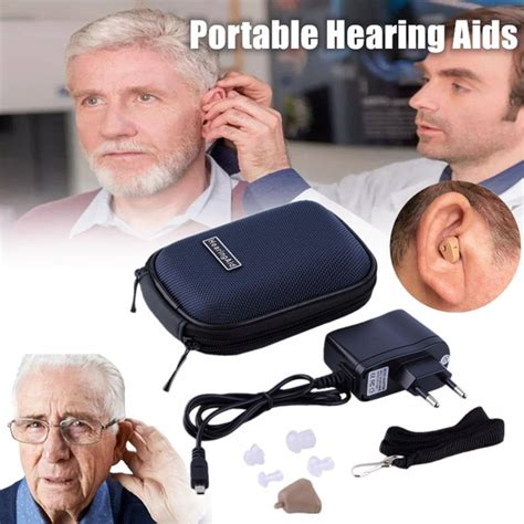 Portable Ear Sound Amplifier Mini Digital Hearing Aids Assistance