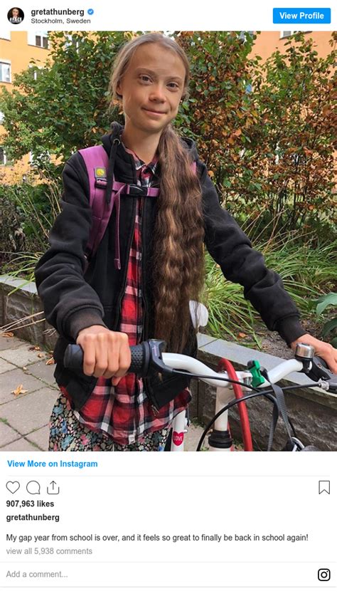 Greta Thunberg What She Did During Her Year Long School Break Bbc News