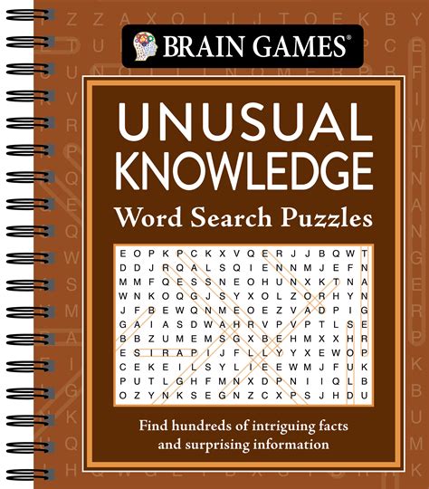 Brain Games Unusual Knowledge Word Search Puzzles By Publications