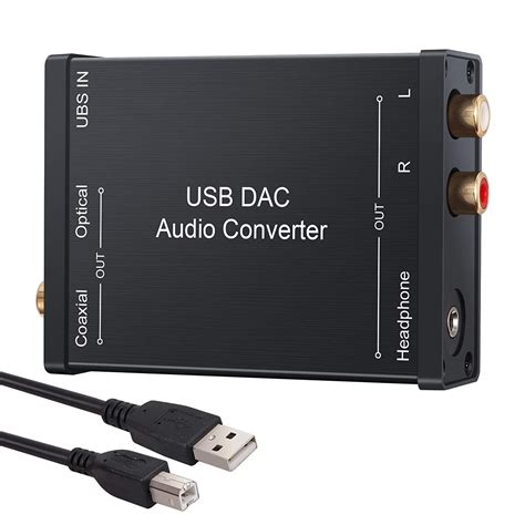 Linkfor Usb To Spdif Coaxial Rca And 35mm Headphone Jack Converter Usb