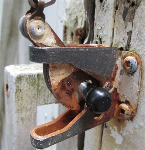 My Backyard Gate Lock Free Stock Photo Public Domain Pictures