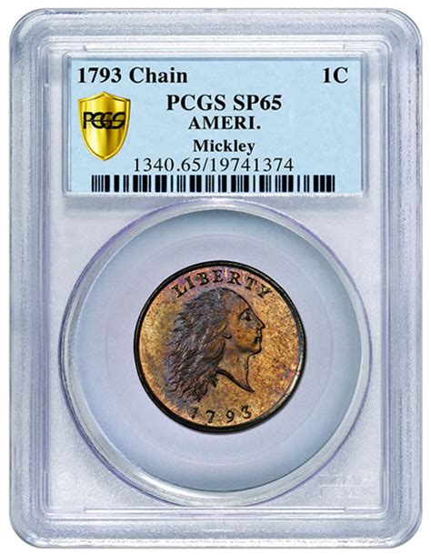 Legend Numismatics Acquires Mickley 1793 Ameri Chain Cent Valued At 2