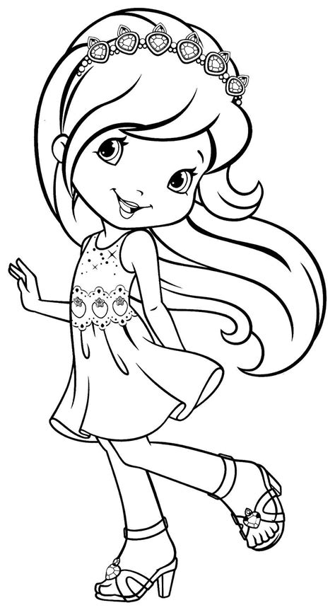 Https://techalive.net/coloring Page/princess Strawberry Shortcake Coloring Pages