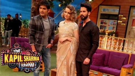 The Kapil Sharma Show Shahid Kapoor And Kangana Ranaut Promote