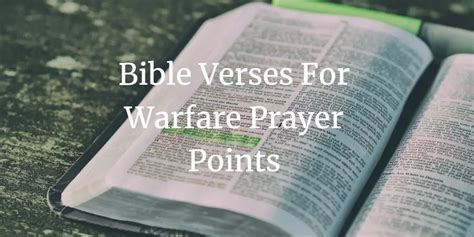 33 Great Bible Verses For Warfare Prayer Points Faith Victorious
