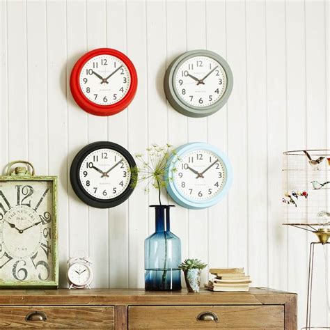 Finished In Matt Plastic Casings These Small Wall Clocks Suit Both