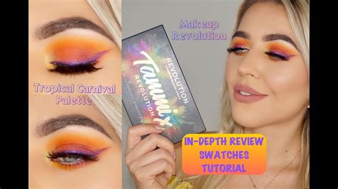 Makeup Revolution Tropical Carnival Tammi Palette Review Swatches