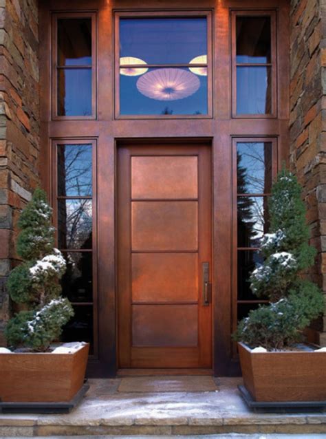 10 ideas for a special entrance to your home! Amazing House Design with Fabulous Front Door Choice ...