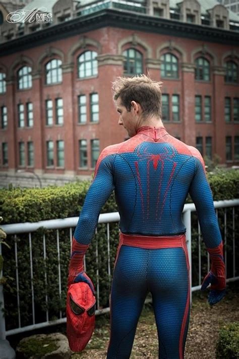 Amazing Cosplays De Spiderman Male Cosplay Superhero Cosplay Spiderman Costume