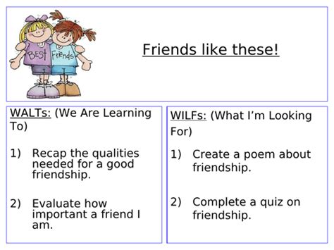 are you a good friend teaching resources