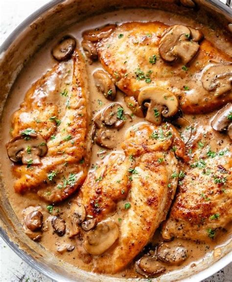 While fish and seafood are often the primary sources of food allergies, allergies to other types of meat are less common. the chicken marsala with yummy creamy mushroom sauce ...