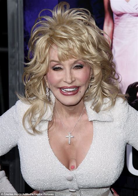 Dolly Parton S Breasts And Arms Secretly Covered In Tattoos Daily Mail Online