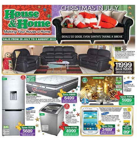 House And Home Catalogue Validity 28 July 5th August 2013 By House And