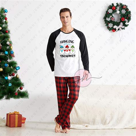 Best Hanging With My Snowmies Christmas Pajamas Sets For The Whole