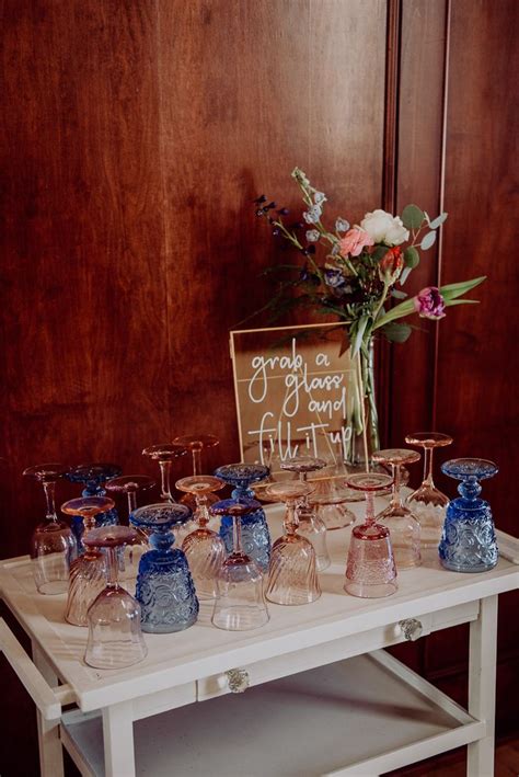 A Table Topped With Lots Of Wine Glasses