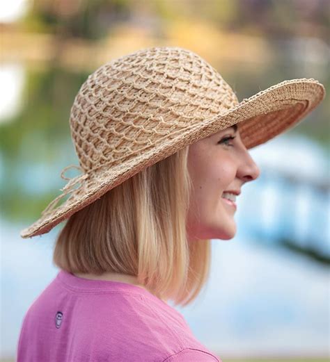 women s natural raffia straw hat with wide brim summer hats garden boots hats