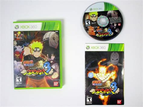 Naruto Shippuden Ultimate Ninja Storm 3 Game For Xbox 360 Complete The Game Guy