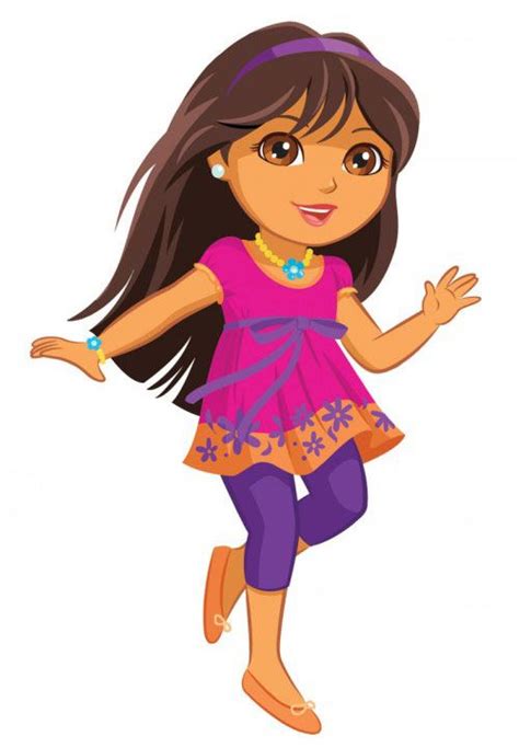La Nouvelle Dora Lexploratrice Girl Cartoon Characters Girl Cartoon