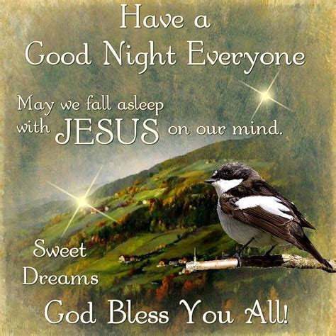 Have A Good Night Everyone God Bless You All Good Night Prayer