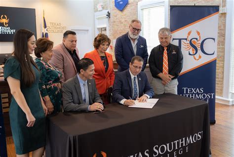 texas southmost college and texas aandm engineering experiment station sign training partnership