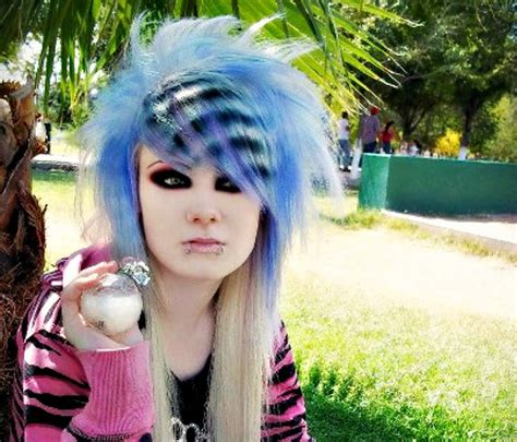 Emo Scene Girl Colorful Punk Cute Hair Emo Girl Color Piercing Scene Hd Wallpaper Peakpx