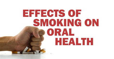 hoffman estates explains the effects of smoking on oral health