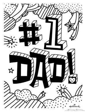 Fathers day coloring pages free printable. 177 Free, Printable Father's Day Coloring Pages
