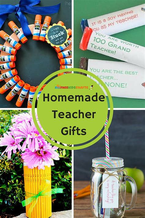 homemade teacher gifts allfreekidscraftscom