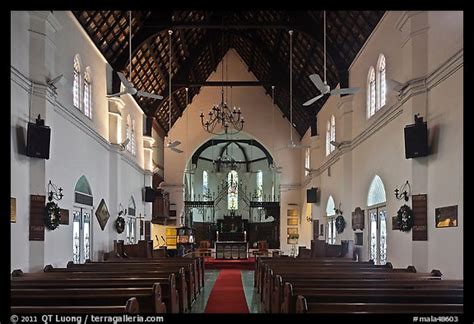 Inside is a fine pipe organ built in 1895 (though since heavily restored) by henry willis, the englishman responsible for the organ in st paul's cathedral in london. Picture/Photo: Interior of St Mary Cathedral. Kuala Lumpur ...