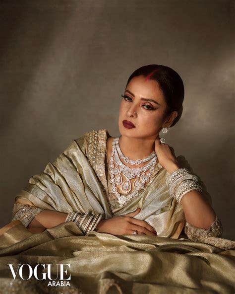 Rekha In First Cover Shoot For Vogue Is A Sight To Behold