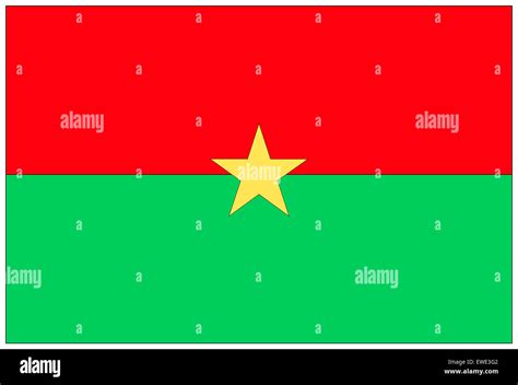 Fahne Burkina Faso Flag Burkina Faso Stock Photo Alamy